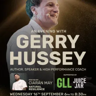 There are just a handful of tickets left for Gerry Hussey's rescheduled show on 16th September.

If you've been thinking about coming along, now's the time to grab your ticket before they're gone. This event will sell out, so don't miss your chance - link to book in comments.

We can't wait to finally welcome Gerry and bring you what promises to be an even bigger and better event than originally planned.

A huge thank you to our sponsors, GLL, Juice Jar and the Balmoral Hotel, for making this event possible. And a special thanks to this year's host, @naturalresilience_. We look forward to seeing you all there!